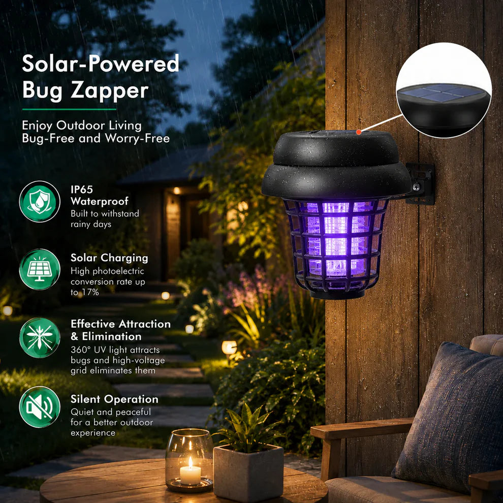 BugShield – Solar Mosquito Killer Garden Lamp