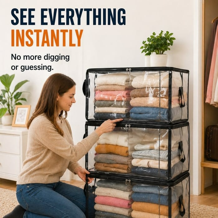 MaxSpace - Stackable Closet Storage Bag