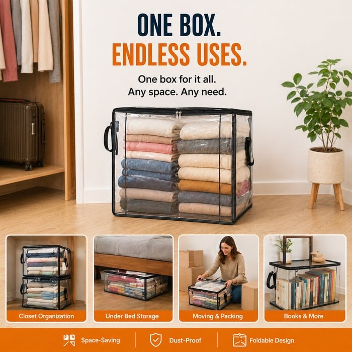 MaxSpace - Stackable Closet Storage Bag