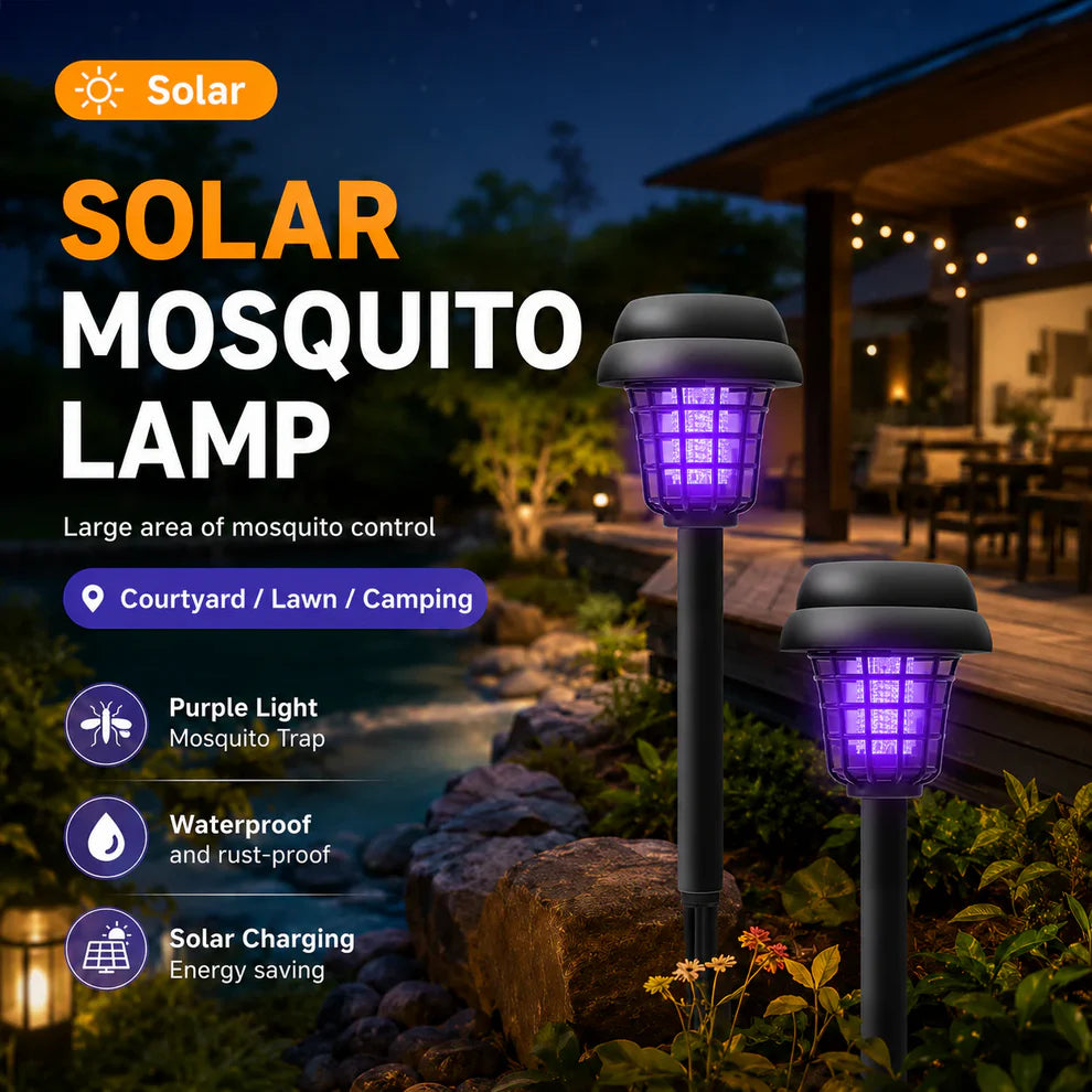 BugShield – Solar Mosquito Killer Garden Lamp