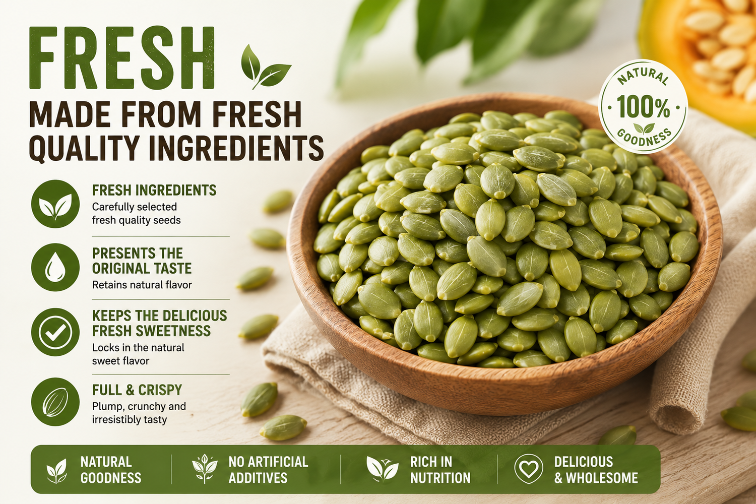 NatureCrunch – Gourmet Roasted Pumpkin Seeds