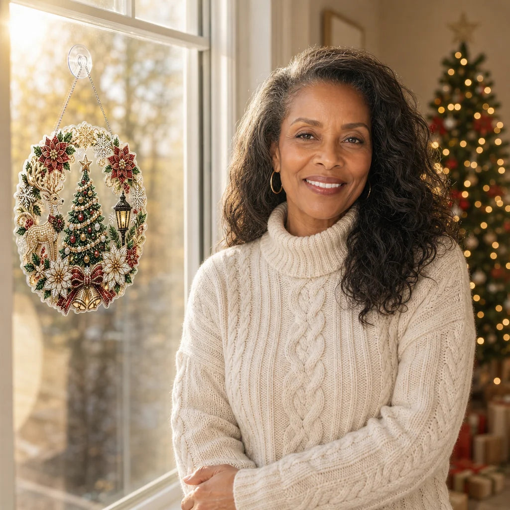 MerryLuxe – Christmas Diamond Painting Hanging Ornament