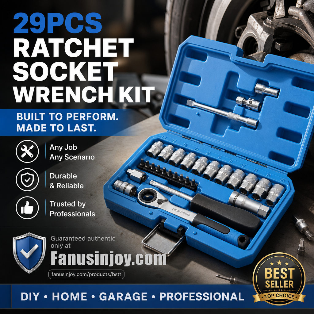 ForgeMate – 29-Piece Core Ratchet Socket Wrench Kit