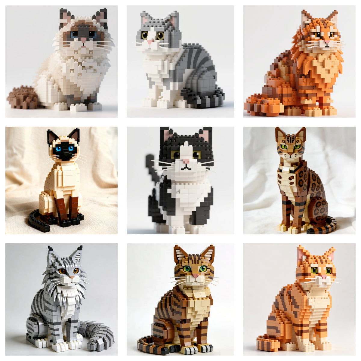 🐱Today 50% OFF🎁Brick Cats – The Brick Cat Collection