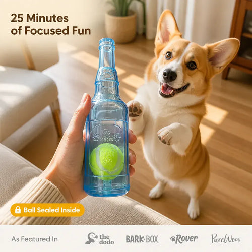 BarkBrew – Interactive Beer Bottle Dog Toy