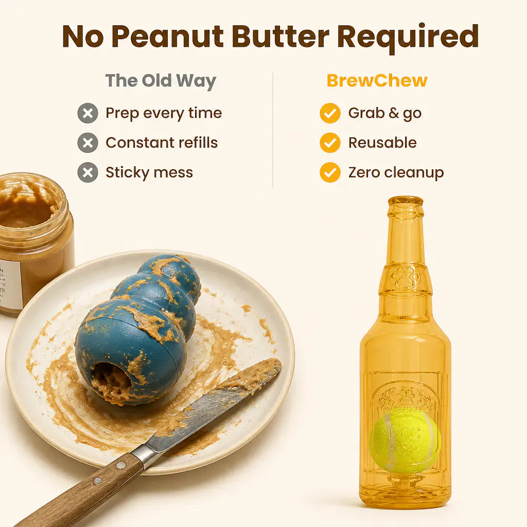 BarkBrew – Interactive Beer Bottle Dog Toy