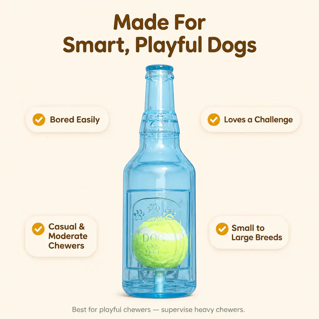 BarkBrew – Interactive Beer Bottle Dog Toy
