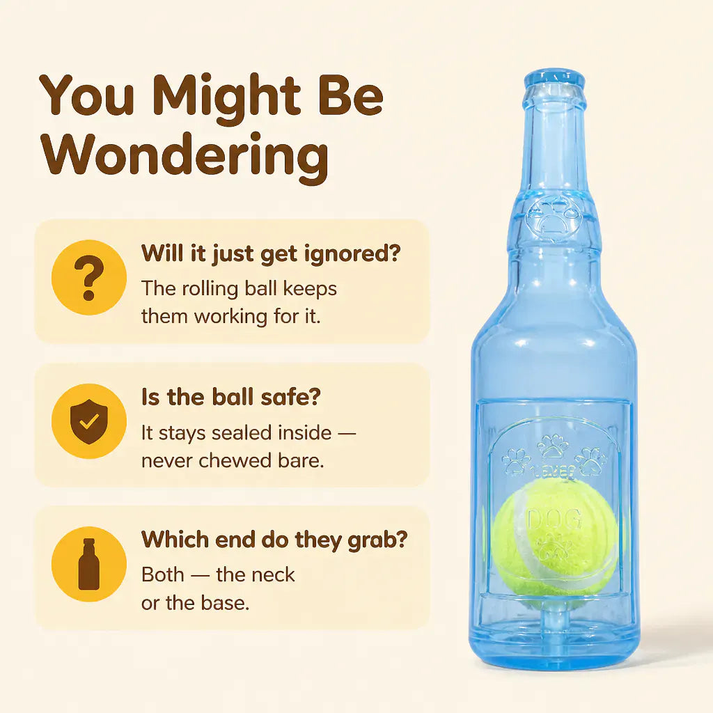 BarkBrew – Interactive Beer Bottle Dog Toy