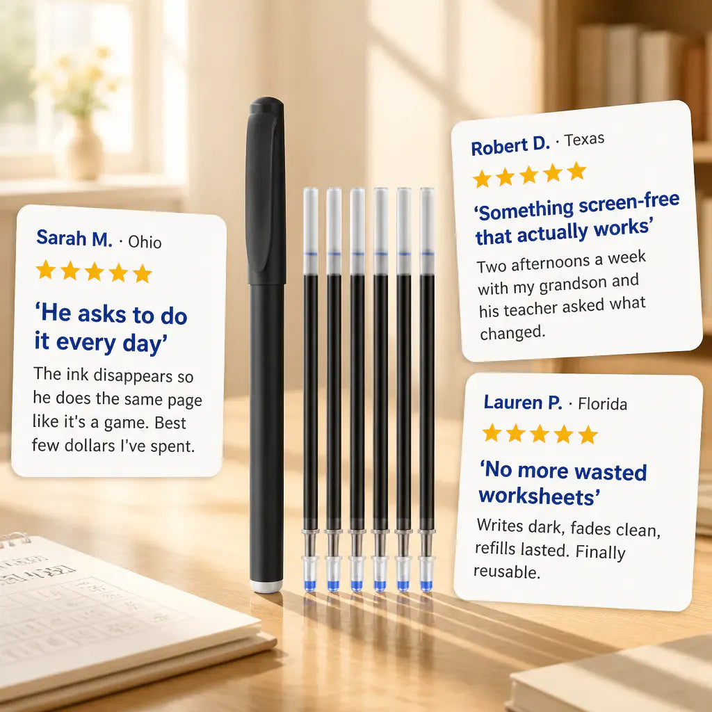 MagicWrite – Vanishing Ink Handwriting Practice Pen Set