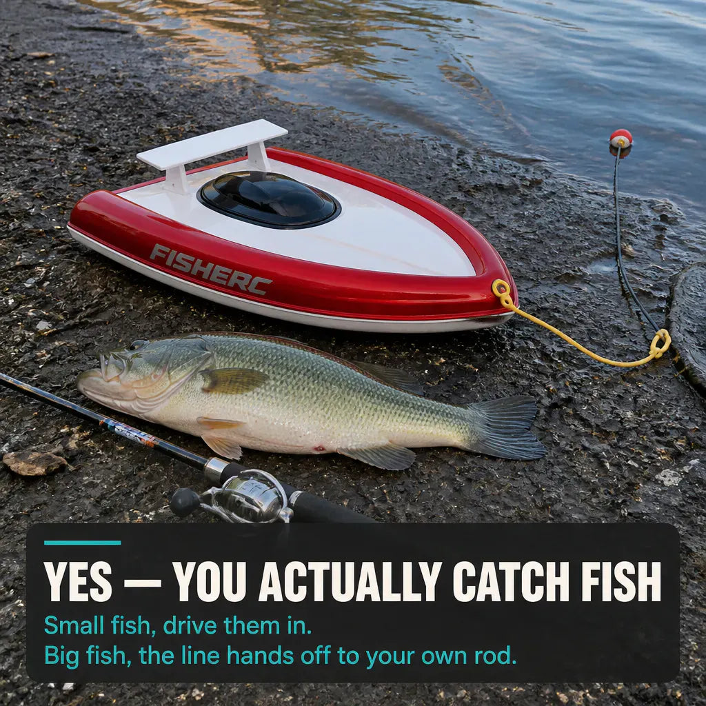 BaitRunner – RC Remote-Controlled Fishing Bait Boat