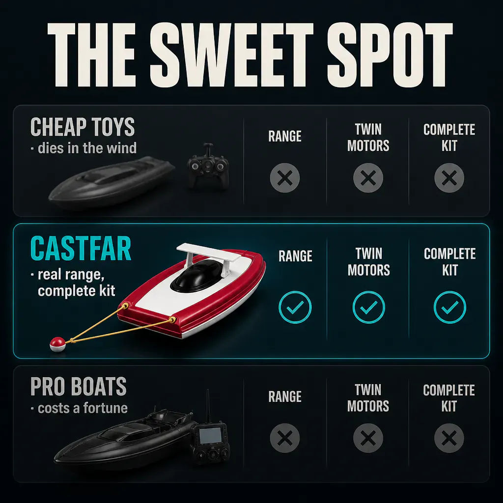 BaitRunner – RC Remote-Controlled Fishing Bait Boat