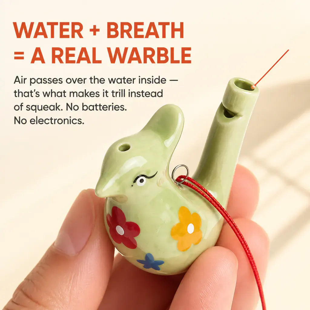 AquaChirp – Water Bird Singing Whistle Toy