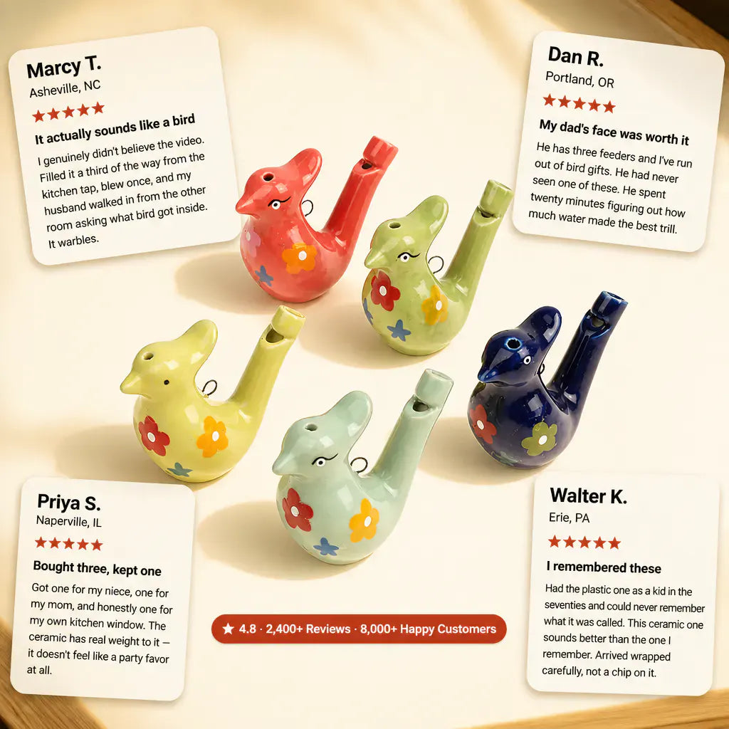AquaChirp – Water Bird Singing Whistle Toy