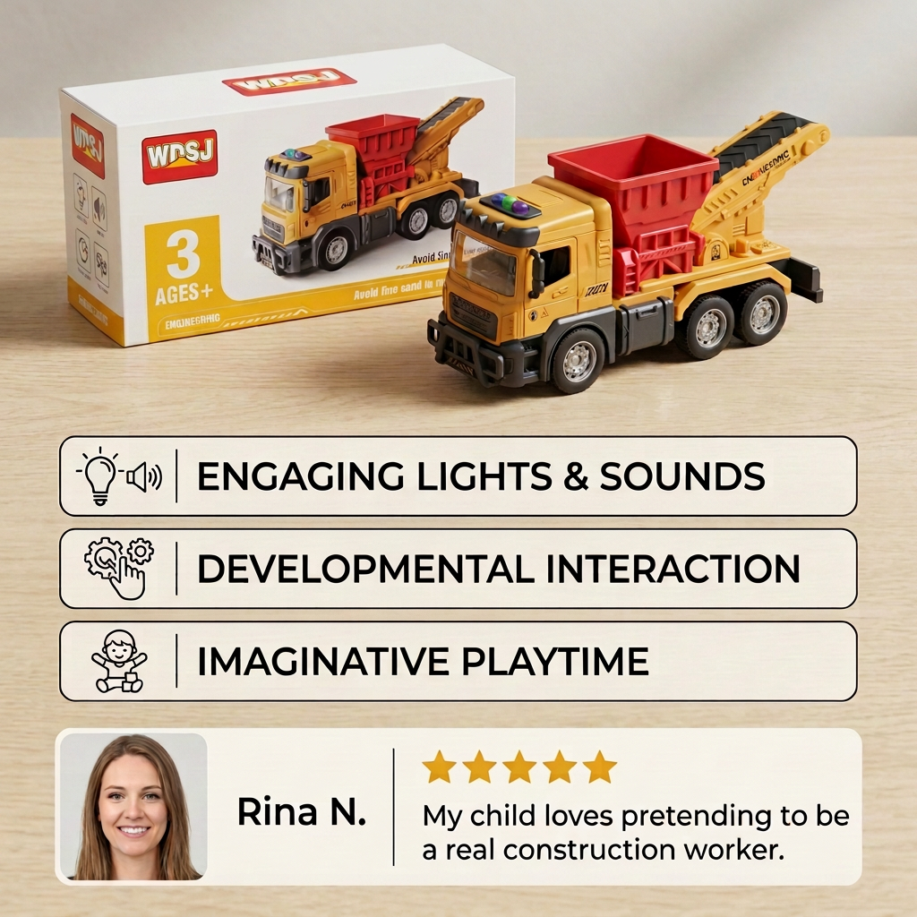 DirtRunner – Lights & Sounds Dump Truck Toy