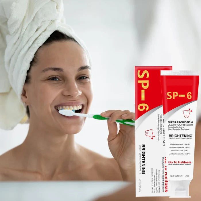 BrightBiome – Probiotic Whitening Toothpaste