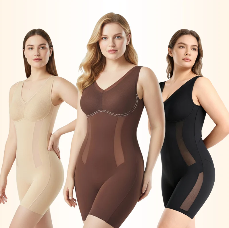 Sculptelle – Women's Traceless Tummy & Hip Shaping Bodysuit