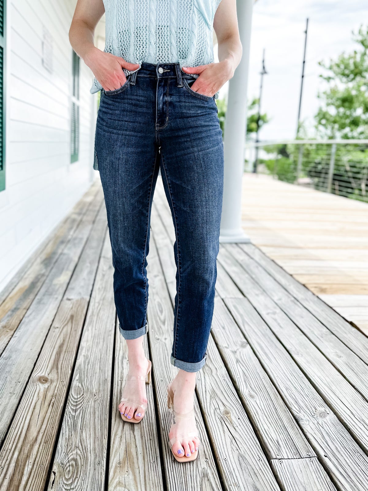 ChicContour – Figure-Flattering Dark-Wash Jeans