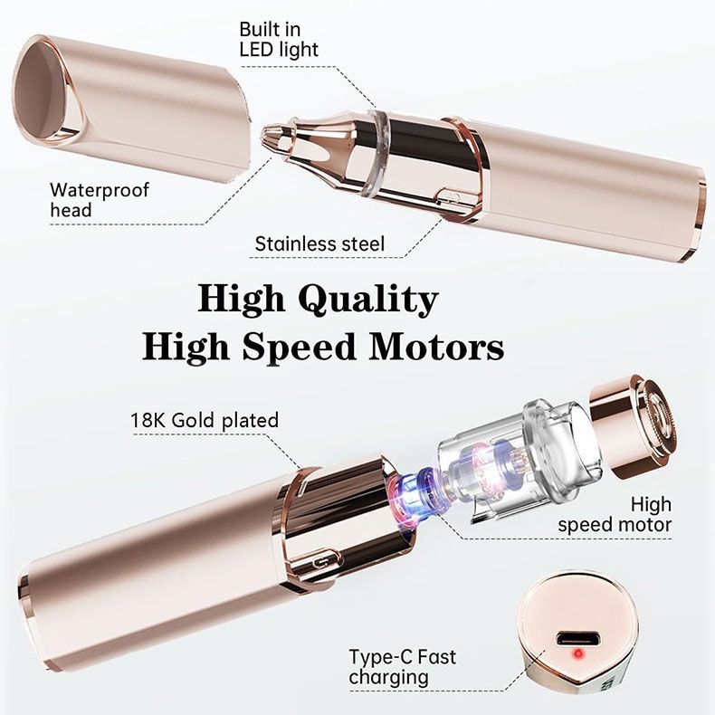 BeautyTrim – Portable 2-in-1 Eyebrow Trimmer