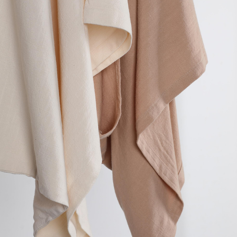 BellaVibe – Lightweight Linen Shrug with Loose Fit
