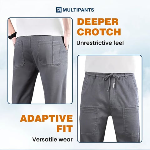 FlexOra – High-Stretch Multi-Pocket Cargo Pants