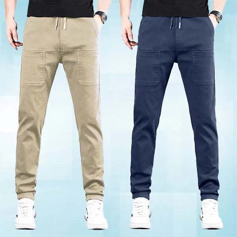 FlexOra – High-Stretch Multi-Pocket Cargo Pants