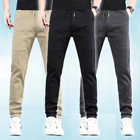 FlexOra – High-Stretch Multi-Pocket Cargo Pants
