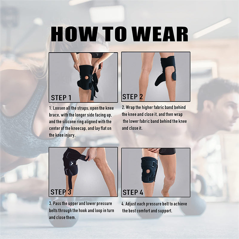 KneeFlex – Breathable Adjustable Knee Support Brace
