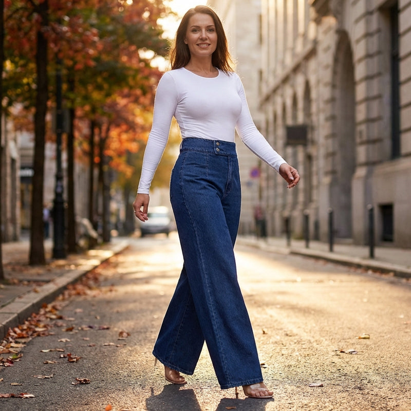 Matilda – Women's Vintage Wide-Leg Jeans