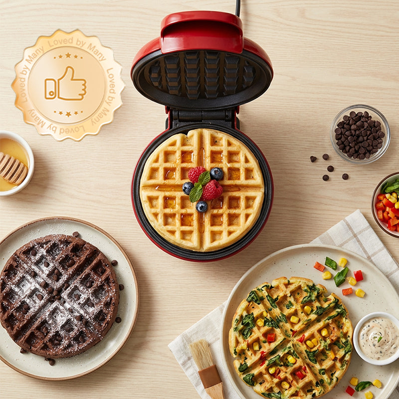 Mini Electric Waffle Maker for Easy Breakfast
