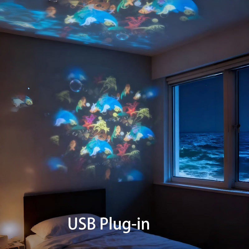 OceanLume – Rotating LED Ocean Wave Projector