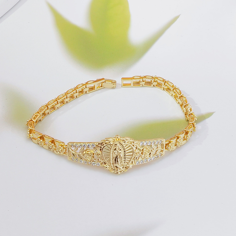 FaithLuxe – Virgin Mary Inspirational Bracelet