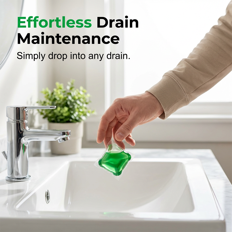 DrainFresh – Bio-Enzyme Drain Cleaning Pods