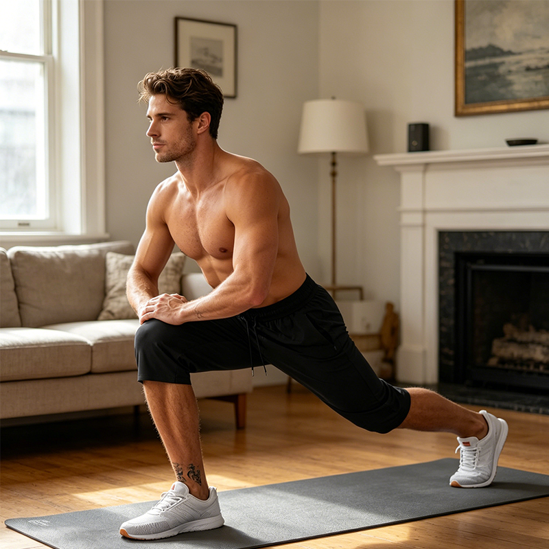 FlexStride – Men's Stretch Performance Capri Pants