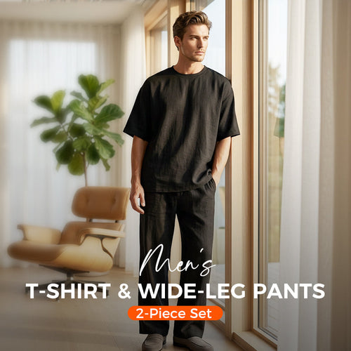 FlexStyle – Men’s Wide-Leg Two-Piece Set