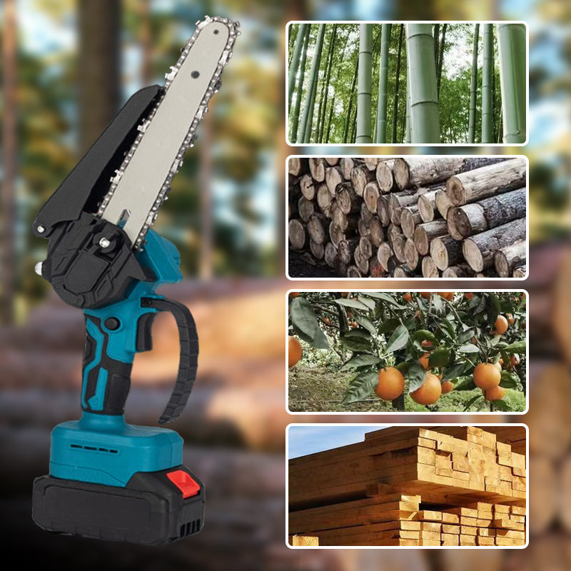 TimberX – Portable Cordless Mini Chainsaw