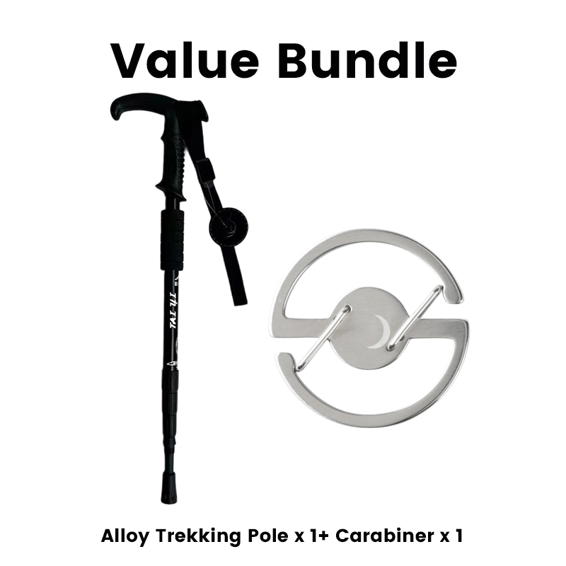 TrailForge – Adjustable Aluminum Trekking Pole