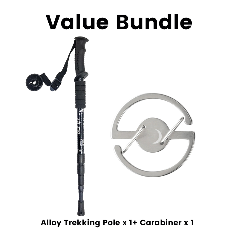 TrailForge – Adjustable Aluminum Trekking Pole