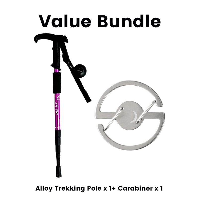 TrailForge – Adjustable Aluminum Trekking Pole