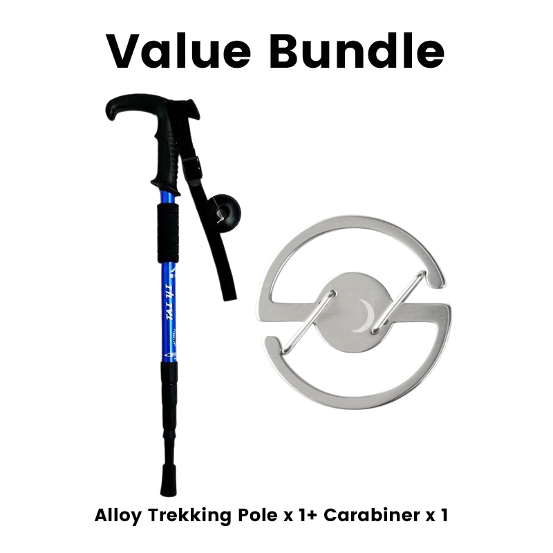 TrailForge – Adjustable Aluminum Trekking Pole