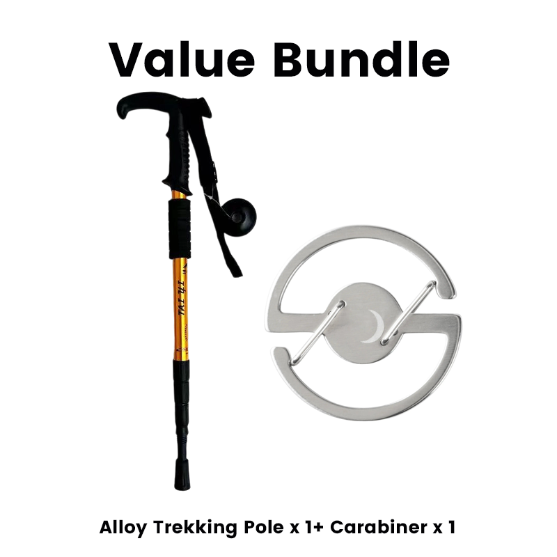 TrailForge – Adjustable Aluminum Trekking Pole