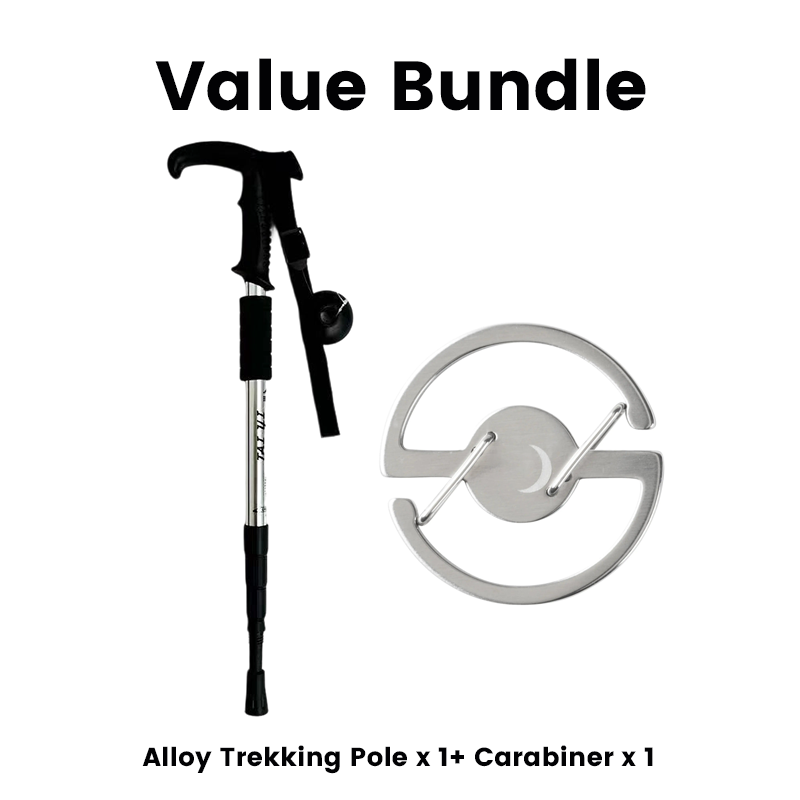 TrailForge – Adjustable Aluminum Trekking Pole