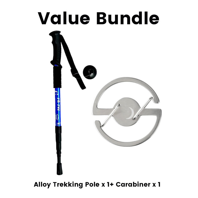 TrailForge – Adjustable Aluminum Trekking Pole