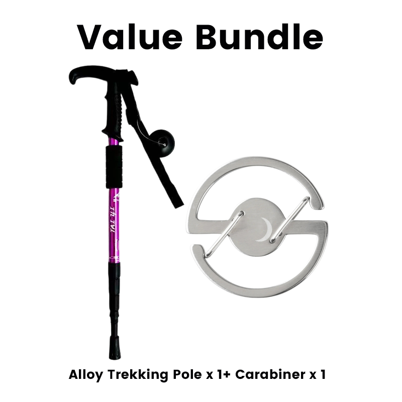 TrailForge – Adjustable Aluminum Trekking Pole