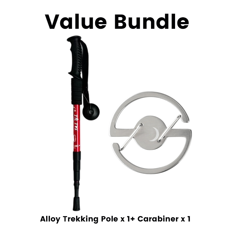 TrailForge – Adjustable Aluminum Trekking Pole