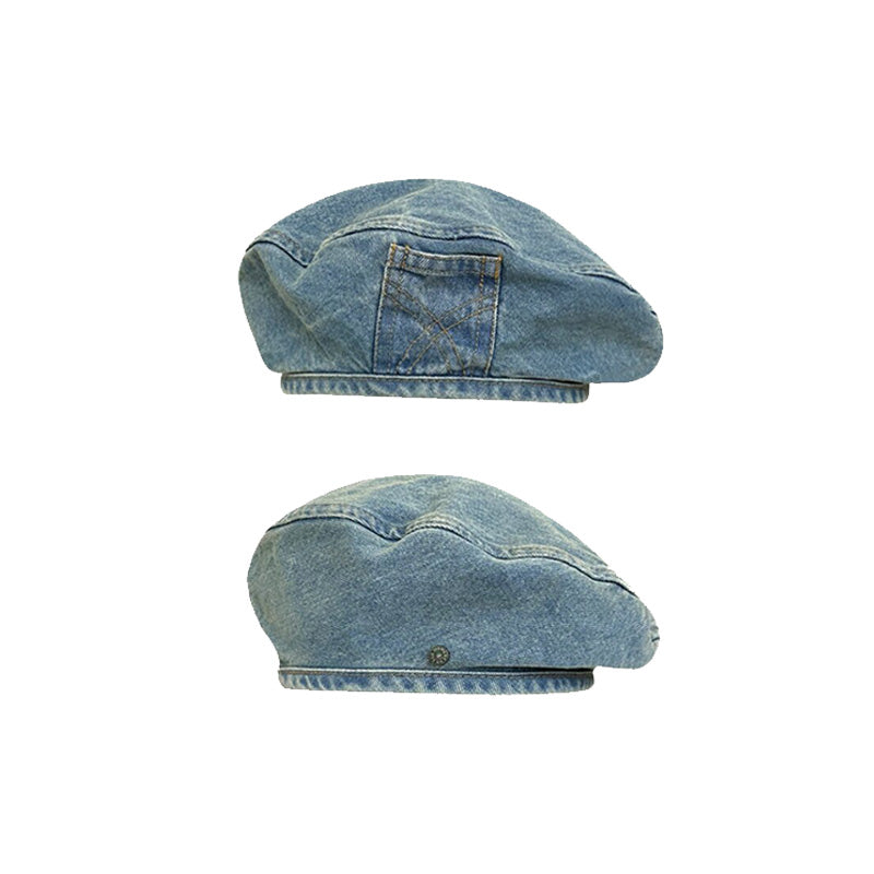 ParisMuse - Vintage Denim Beret