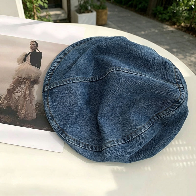 ParisMuse - Vintage Denim Beret