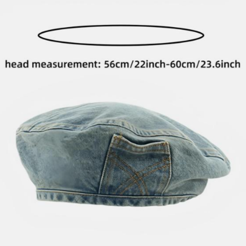 ParisMuse - Vintage Denim Beret