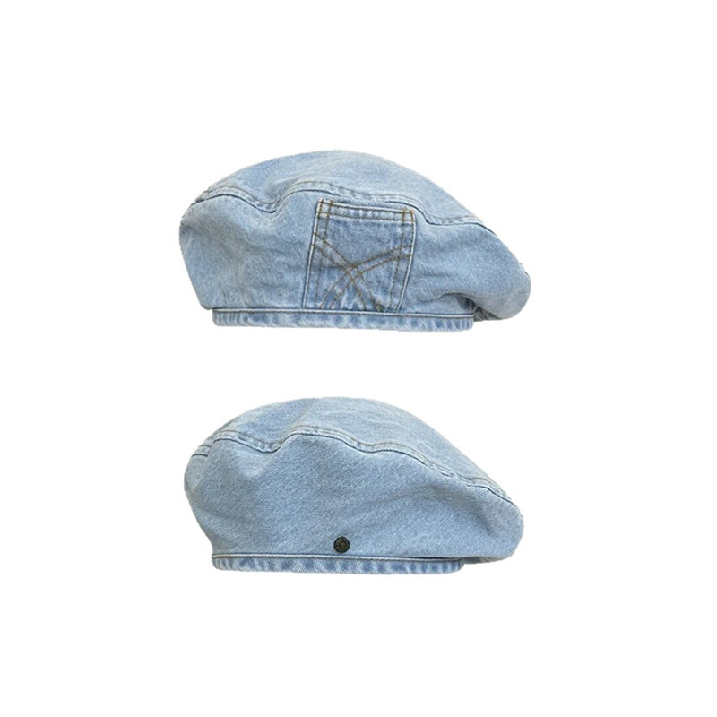 ParisMuse - Vintage Denim Beret