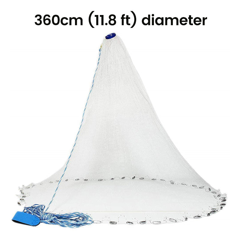 CastVanta – Easy-Throw Weighted Fishing Cast Net