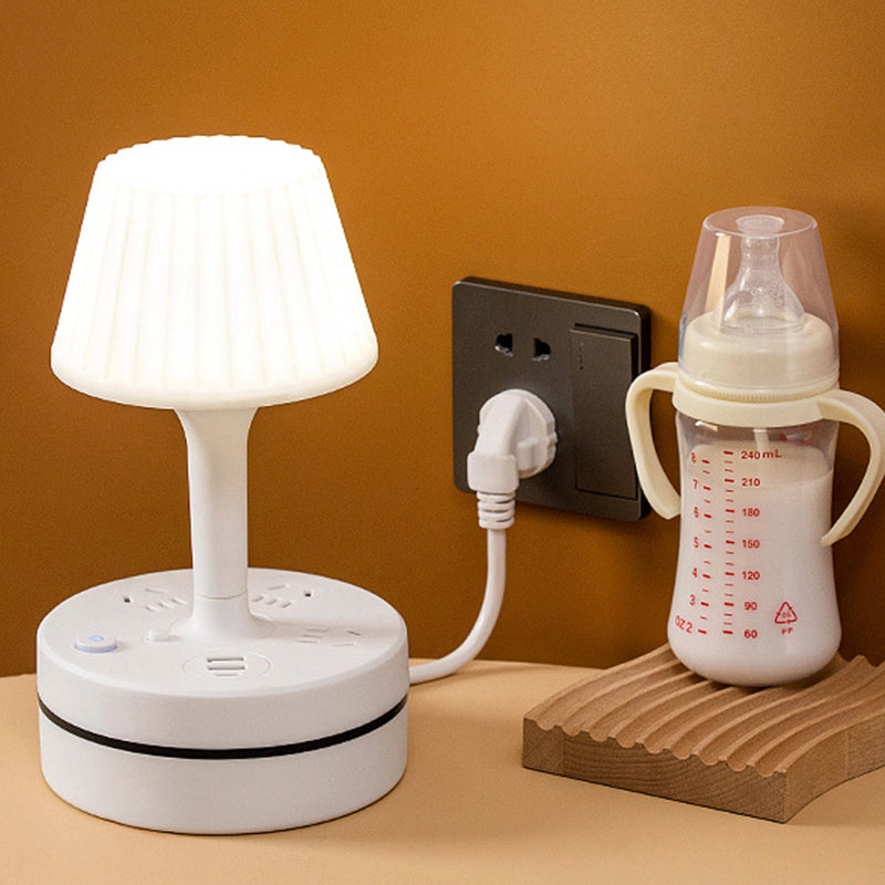 PowerGlow – 3-Outlet Power Strip Desk Lamp